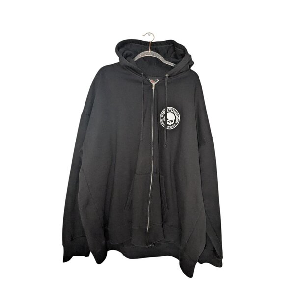 🔥 Harley-Davidson Gold Rush Zip-Up Hoodie (4XL) – Perfect Christmas Gift! 🎄 - Picture 3 of 10